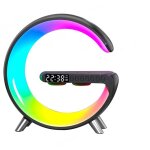 Lumière de projection g noire avec enceinte bluetooth intelligente chargement sans fil Lumière de projection g noire avec enceinte bluetooth intelligente chargement sans fil