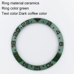 Lunette gmt 38 - 30. 7mm, revêtement en céramique / aluminium luminescent 24 / 12, inserts de lunette ... Lunette gmt 38 - 30. 7mm, revêtement en céramique / aluminium luminescent 24 / 12, inserts de lunette ...