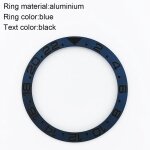 Lunette gmt 38 - 30. 7mm, revêtement en céramique / aluminium luminescent 24 / 12, inserts de lunette ... Lunette gmt 38 - 30. 7mm, revêtement en céramique / aluminium luminescent 24 / 12, inserts de lunette ...