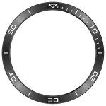 Lunette de montre en acier avec fuseau horaire, protection m�tallique pour garmin fenix 8 solar edition ...