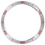 Lunette de montre en acier avec fuseau horaire, protection m�tallique pour garmin fenix 8 solar edition ...