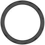 Lunette de rechange en m�tal pour montre xiaomi watch s4 / s4 esim / s3 / s3 esim (fil noir)