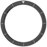 Lunette de rechange en m�tal pour montre xiaomi watch s4 / s4 esim / s3 / s3 esim (noir)