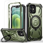 Maa - coque iphone 12, coque iphone 12 pro avec 2 verre tremp, antichoc etui de militaire protection, ...