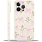 Maa - coque pour iphone 14 pro max 6, 7 , aesthetic fleur noeud mignon papillon coeur motif design etui ...