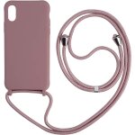 Mab - coque compatible avec iphone xr, collier pour etui colliers de cellulaire corde silicone avec cordon ...