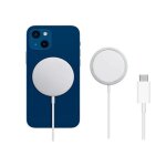 Magnetic wireless fast charger pour apple iphone 13 mini - blanc