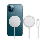 Magnetic wireless fast charger pour apple iphone 13 pro max - blanc