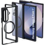 Magn�tique coque pour samsung galaxy z fold 7 5g cover avec magsafe silicone souple + transparent acrylique ...
