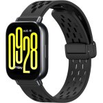 Magn�tique silicone bracelets pour xiaomi watch s4 / s4 sport, silicone remplacement bracelet respirant ...
