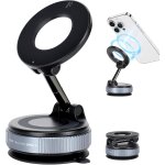 Magnetique vide porte telephone, pliable porte telephone voiture pour mag - safe r�glable � 360 avec ...