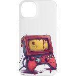 Manette de jeu de fusion fluide de divertissement color� coque pour iphone 14 plus[z1071]