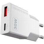 Mars gaming mdgan30w chargeur d'appareils mobiles blanc