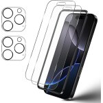 Mat verre tremp� pour iphone 16 pro max, 2 pi�ces anti - reflet & anti - trace protection d'ecran mat ...