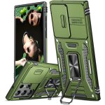 Mdy - coque pour samsung s23 ultra 5g(pas s23) antichoc avec full protection camra coulissante, anneau ...