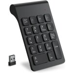 Mdy - pav numrique sans fil, clavier numrique ergonomique portatif mini avec rcepteur usb 2. 4g, ...