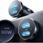 Mevronisshop - 90w ultra rapide allume cigare usb ctitanium durable & 2 ports pd3. 0 chargeur allume ...