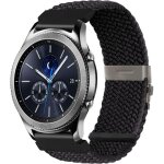 Mevronisshop - bracelet pour samsung galaxy watch 3 45mm, 22mm nylon tress� bracelets de rechange elastiques ...
