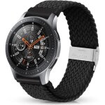 Mevronisshop - bracelet pour samsung galaxy watch 46mm, 22mm bracelet de montre sport tress� elastique ...