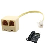 Mevronisshop - cable rj11, adaptateur telephone fixe pour box 10 cm, adaptateurs de c�ble t�l�phonique ...