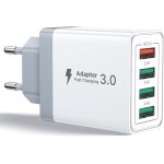 Mevronisshop - chargeur usb, prise charge rapide qc 3. 0 de 33w, 4 - port bloc adaptateur secteur usb ...