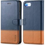 Mevronisshop - coque pour iphone se 2022 5g, housse portefeuille iphone se 2020, antichoc cuir synth�tique ...