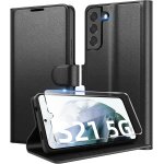 Mevronisshop - coque pour samsung galaxy s21 5g + 1 verre tremp� protection �cran, housse premium en ...
