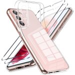 Mevronisshop - coque pour samsung galaxy s21 5g avec 2 pi�ces verre tremp� protection �cran�housse etui ...
