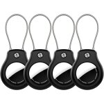 Mevronisshop - pour porte - cl�s apple airtag, lot de 4, �tui de verrouillage air tag �tanche, �tui apple ...
