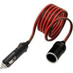 Mevronisshop - rallonge allume cigare 12v, c�ble chargeur allume cigare de voiture 1 m�tre, accessoire ...