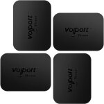 Mevronisshop - volport magicplate plaque m�tallique rectangulaire pour aimant de t�l�phone, disque de ...