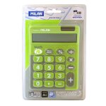 Milan 150610tdgrbl blister calculatrice 10 chiffres grandes touches duo vert