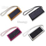Mini chargeur solaire 1350mah pour iphone samsung, couleur: argent, modele: mini chargeur 1350 mah