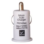Mini chargeur usb sur prise allume cigare 1a Mini chargeur usb sur prise allume cigare 1a