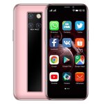 Mini smartphone petite taille 3gb ram 64gb rom ecran 3. 46 pouces cam�ra dual sim rose yonis