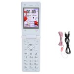 Mini tlphone portable  clapet de 1, 44 pouces, 32 mo + 32 mo, double carte, double veille