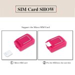 Mini telephone portable a clapet, ecran de 0, 66 pouce, numeroteur bluetooth, le plus petit telephone ...