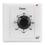 Minuterie 120 min, ac 220 v 15 a, minuterie mécanique intelligente, prise de compte a rebours, interrupteur ... Minuterie 120 min, ac 220 v 15 a, minuterie mécanique intelligente, prise de compte a rebours, interrupteur ...