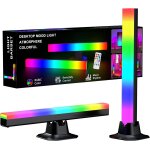 Miroir led intelligent - 3d - bluetooth rgbic - rtroclairage tv - application et tlcommande - synchronisat ...