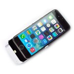 Mondpalast � blanc coque batterie externe etui housse rechargeable 3000mah avec support pour apple iphone ...