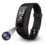Montre cam�ra espion ios android bracelet connect�e full hd 1080p cardio tension + sd 64go yonis