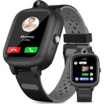Montre connect�e 4g pour enfants, tracker gps, t�l�phone, wifi, localisation en temps r�el, appel vid�o ...