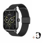 Montre connectee pour android iphone bluetooth 5. 0, couleur: noir black