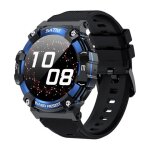Montre connect�e appels bluetooth ecran 1, 39 pouce suivi cardiaque tension art�rielle bleu yonis