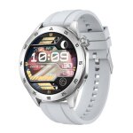 Montre connect�e appels bluetooth suivi cardiaque oxyg�ne et tension art�rielle argent yonis
