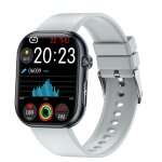 Montre connect�e ecran amoled 1. 95 pouces ecg etanche bluetooth autonomie 10 jours gris yonis