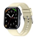 Montre connect�e ecran amoled 1. 95 pouces ecg etanche bluetooth autonomie 10 jours jaune yonis
