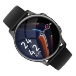 Montre connecte avec ecran hd, notifications d'appels, cardiofrquencemtre et tensiomtre.