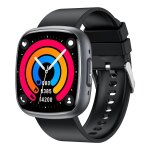 Montre connect�e ecran ips ecg etanche bluetooth autonomie longue dur�e noir yonis