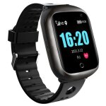 Montre connect�e pour enfant 4g gps appels sos etanche ip67 noir + gris yonis